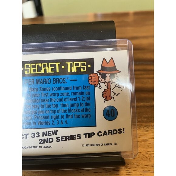RARE 1989 O Pee Chee SERIES 2 Nintendo Sticker Tips #40 Super Mario Bros 2 - Picture 7 of 8